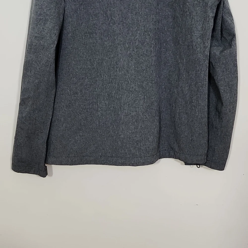 The North Face Men's Windbreaker Grey Full Zip Jacket Size XL